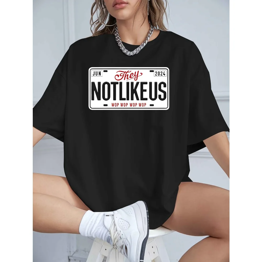 They Don'T Prefer Our WOP Women'S Graphic Tees, Casual Short-Sleeve Crew Neck Tops for Spring And Summer, Trendy Apparel