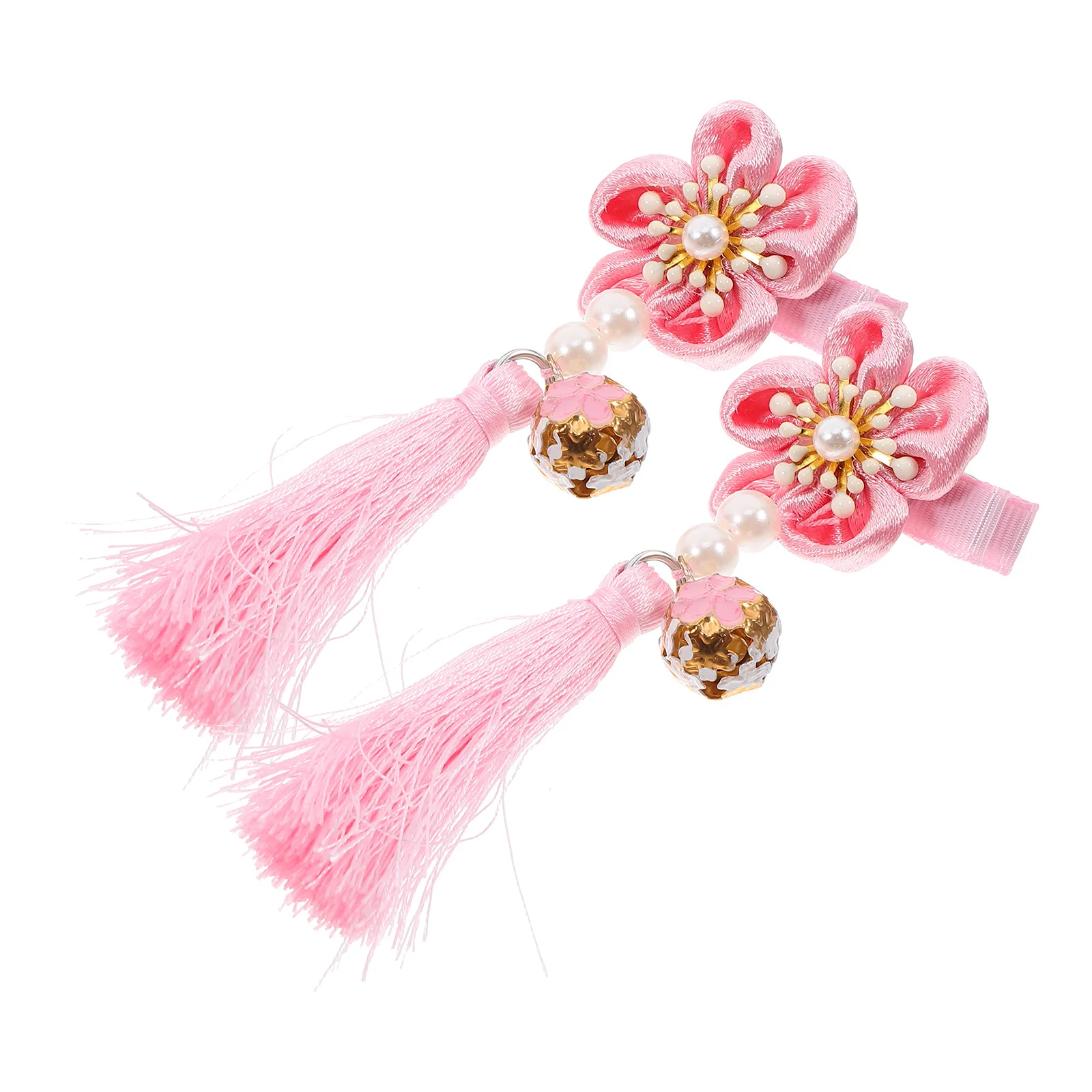 

1Pair Tassel Hairpins Chinese Style Hair Clips Decorative Hairpins for Han Clothing Cosplay 's Day Gift