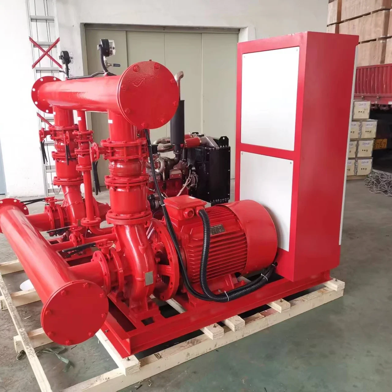 

EDJ Fire Pump Electric & Engine Powered Centrifugal Booster Pump for Fire Fighting system