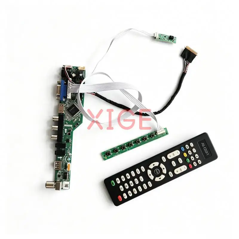 For LTN140KT01 B140RW03 B140RW02 N140FGE Controller Board Kit USB+AV+VGA+HDMI 1600*900 LVDS-40Pin 1600x900 Laptop Display Screen