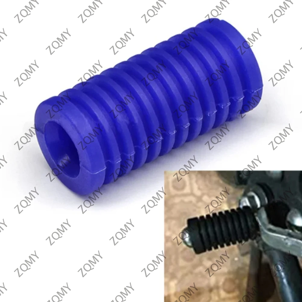 Sarung Tuas pemindah gigi sepeda motor, penutup karet Pedal bantalan kaki 8MM untuk Yamaha Kawasaki Honda untuk Suzuki SV650 GSXR 600 750