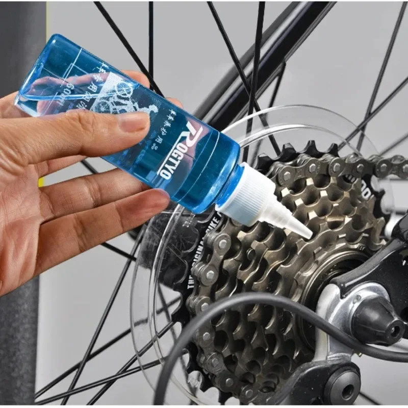 1/3/5PCS Bicycle Lube Chain Oil 60ML Dry Chain Lubricant Bike Gear Waxy Maintenance Oil Squirt MTB Road Bicycle Accessories