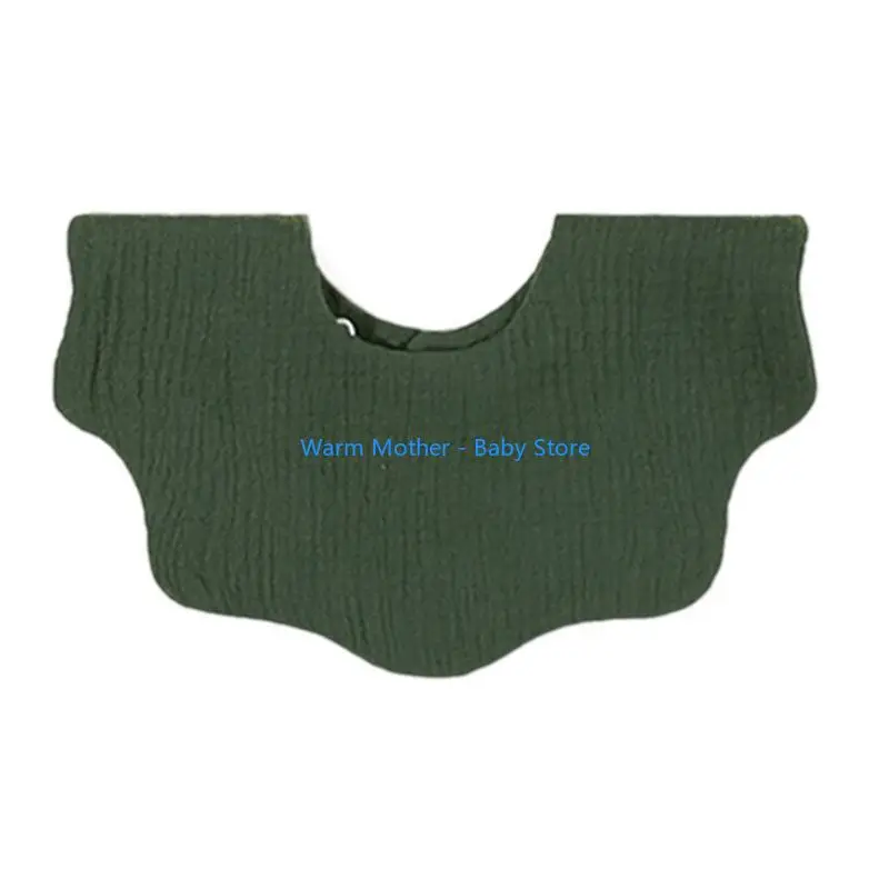 

Baby Mouth Wipe Cloth Cotton Drooling Bib 4-Layer Teething Bib Feeding Saliva Towel for Clean Feeding Experiences 57QE