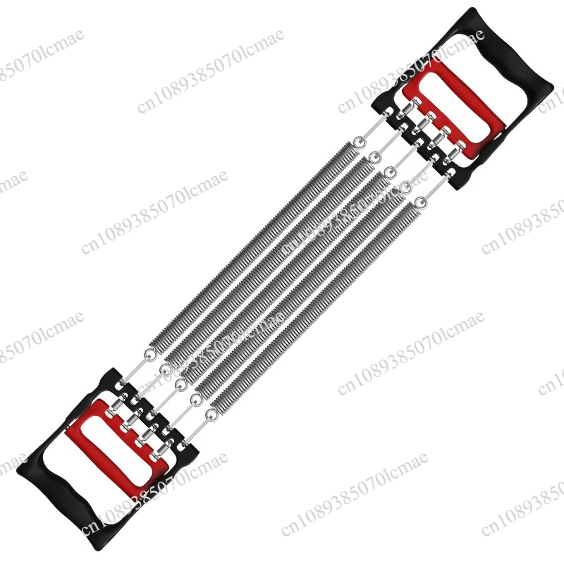 All-Steel Spring Resistance Trainer, 105KG, Home Gym Equipment, 7 Resistance Springs, Adjustable Arm Strengthener