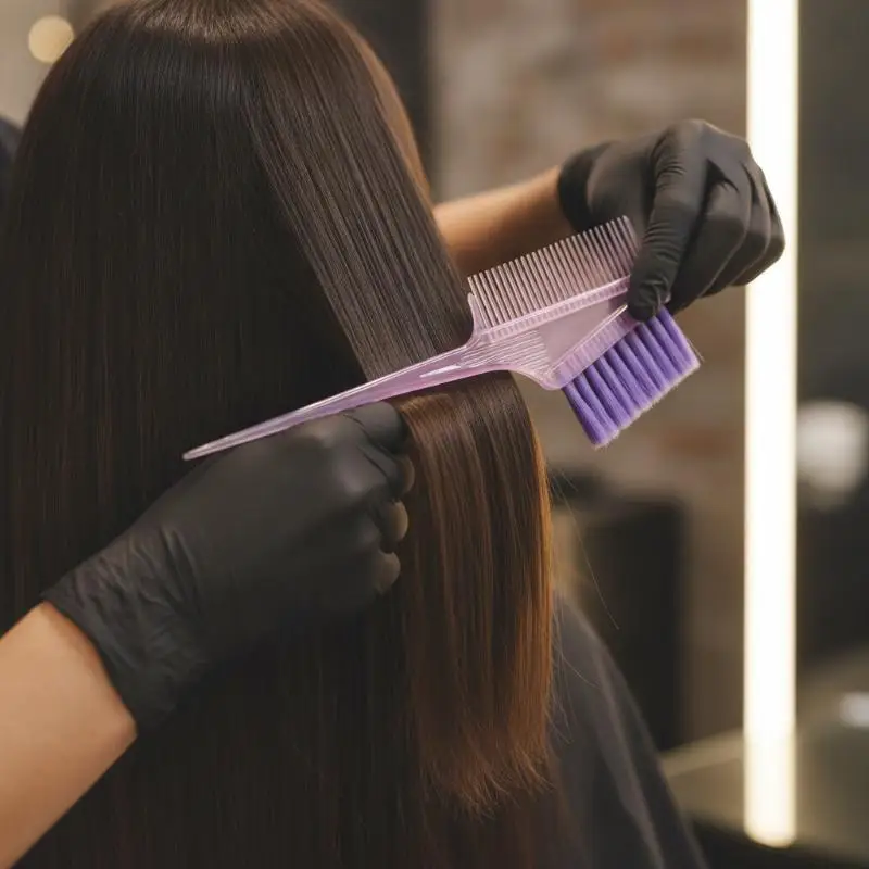 Professioneller Haarfärbe-Pinsel für Salons, Mini-Rutschfester Farbcreme-Pinsel, Haarfärbepinsel, Haarfärbemittel-Applikator, Staubpinsel – Detail 8