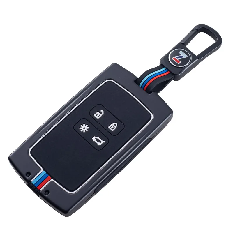 

Zinc Alloy Car Key Case Cover Shell Fob Holder for Renault Koleos Captur Fluence Scenic Latitude Megane Card Key Accessories