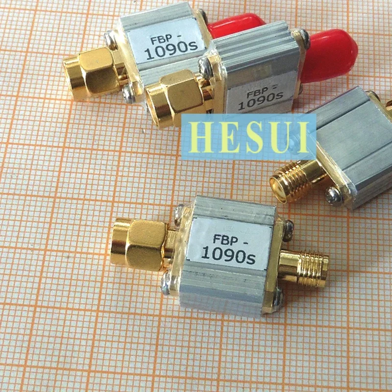 1090MHz ADS-B Aviation Band Bandpass SAW Filter SMA Interface