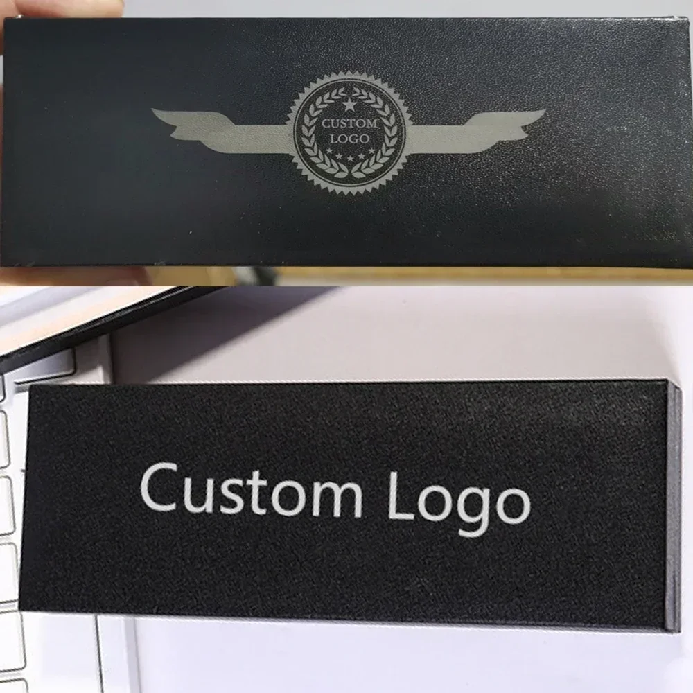 Caja de regalo, bolígrafos de Gel metálicos de lujo con logotipo personalizado, suministros para oficina y escuela, caja de regalo comercial, bolígrafo estacionario para embalaje