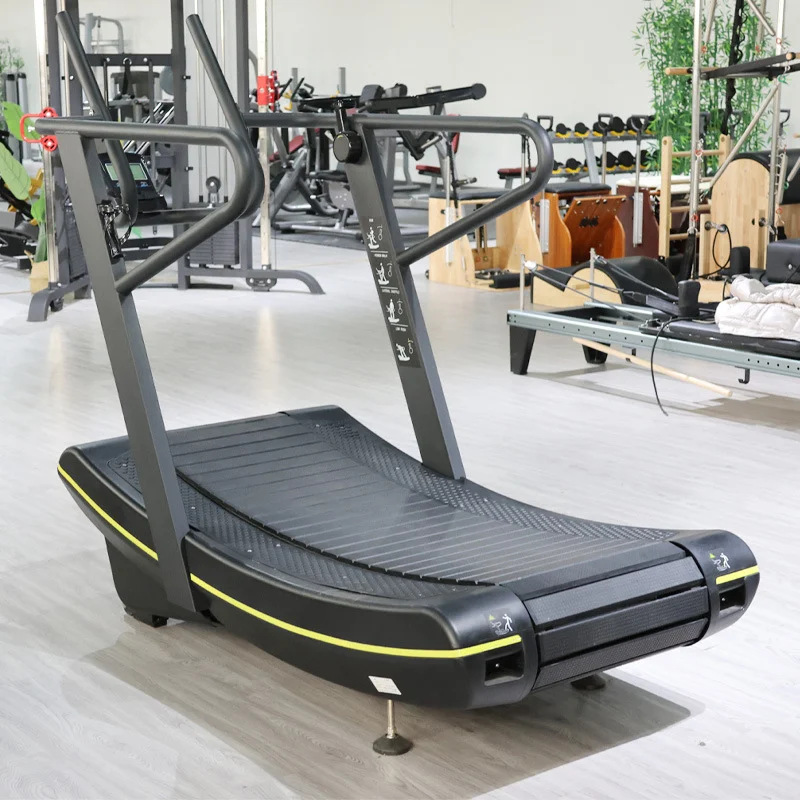 

Hot sale Fitness Non-powered Curved Mechanical Treadmill Machines Commercial Gym Equipment Manual Treadmill For Running walking