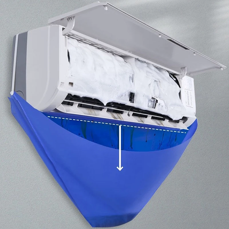 Air Conditioner Water Protection Cleaning Cover Washing Bag For Wall Mounted