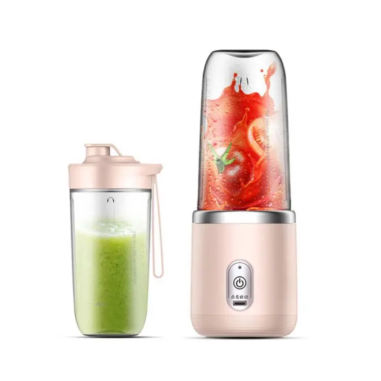 

Mini Fruit Juicer Ice Smoothie 6 Blade Machine Electric Household Juice Maker Wireless Rechargeable Hand Portable Fruit Blender