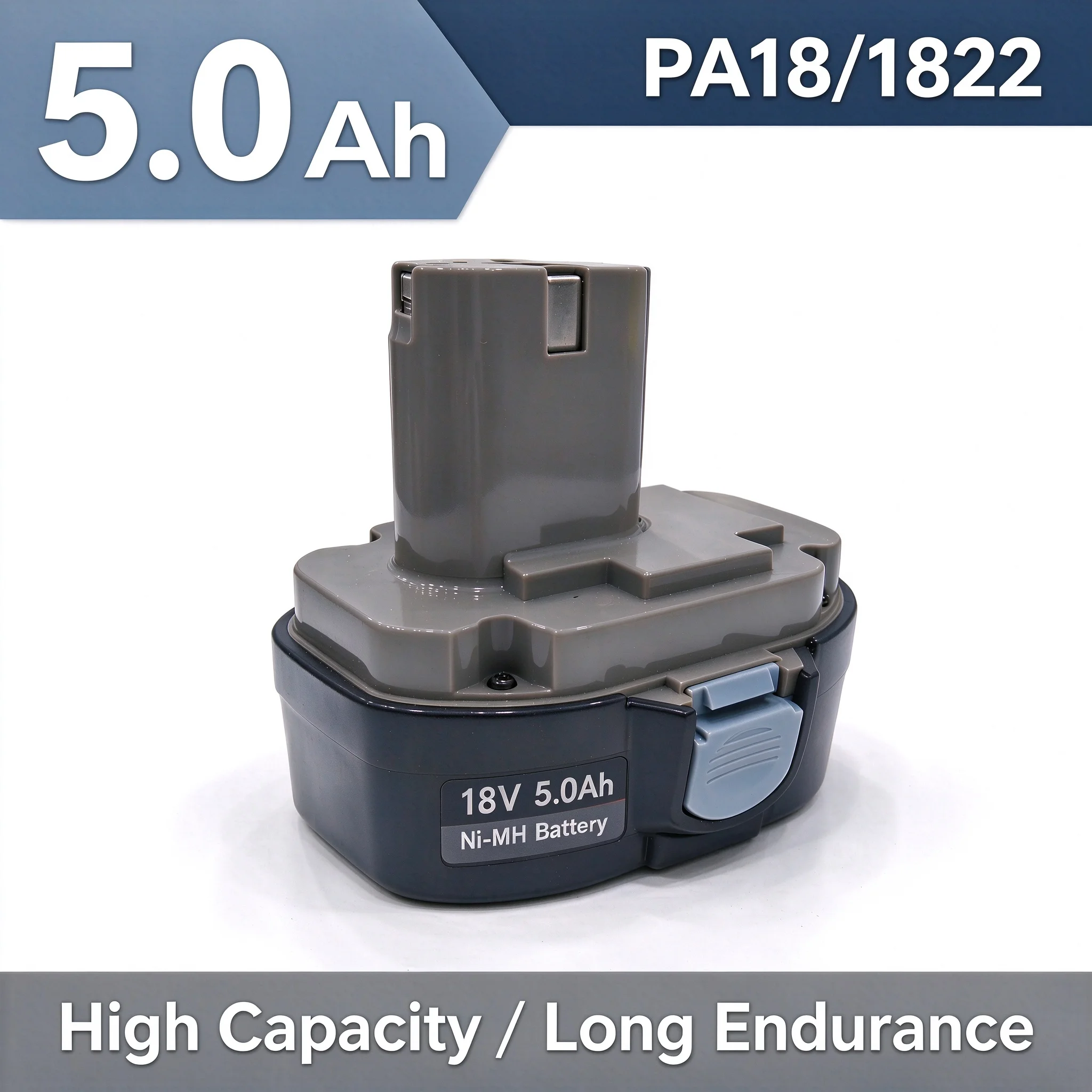 Batteria ricaricabile Ni MH 5.0Ah per utensili elettrici Makita PA18 1822 18V con…