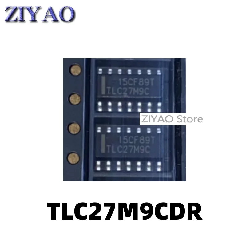 5PCS TLC27M9CDR TLC27M9C SOP14 pin chip operational amplifier precision operational amplifier