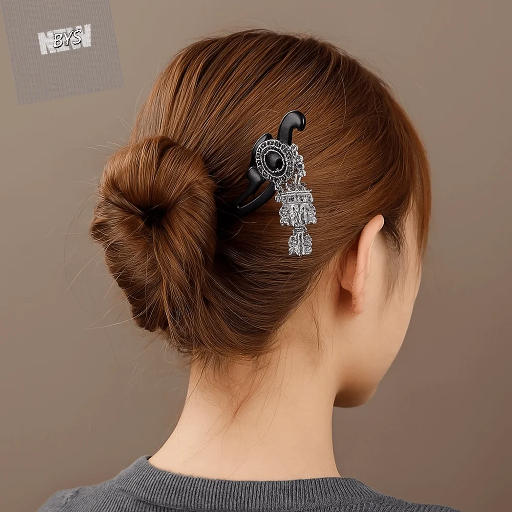 

Wood Sandalwood Hair Stick Wooden Tassel Chinese Style Hairpin Cheongsam Hair Chopstick Girl Hair Accessories Hanfu Headwear