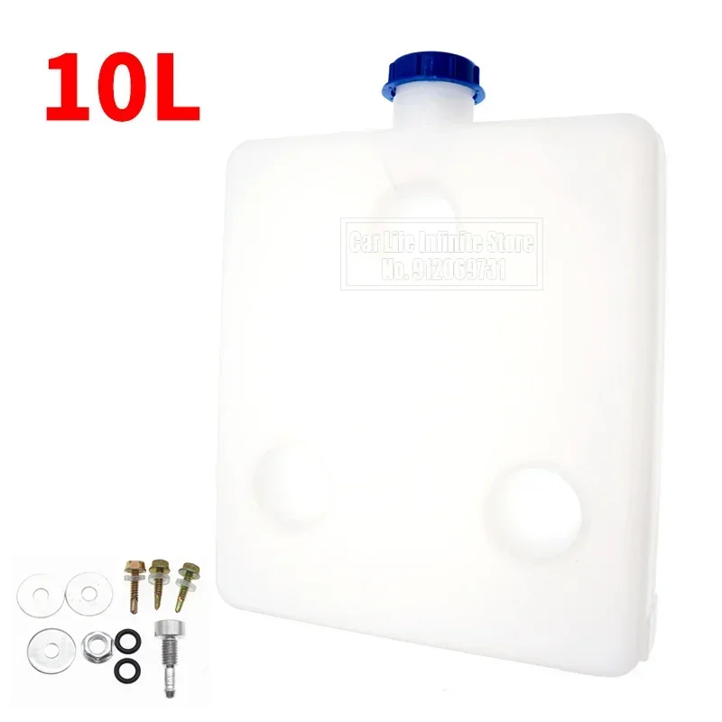 Sctecoau 5L Air Parking Chauffage Réservoir de Carburant Stockage D' avec Buse D' pour Voiture Camion Caravane Réservoir de Carburant Pièces de Rechange Blanc Jaune
