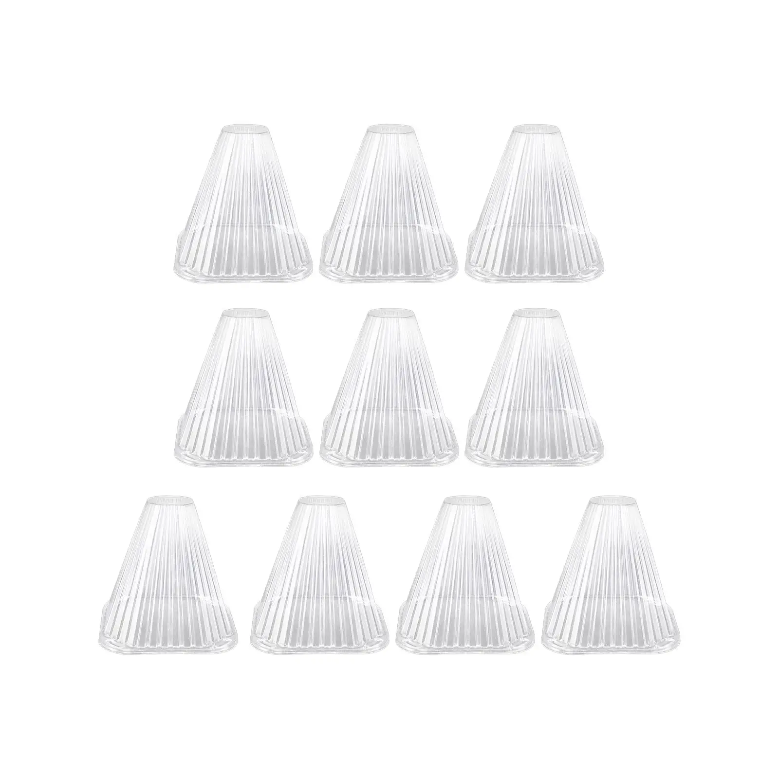 10 Pieces Garden Cloche Plant Dome Mini Greenhouse Frost Guard Freeze Protection Plant Bell Cover Garden Plants Nursery Cover