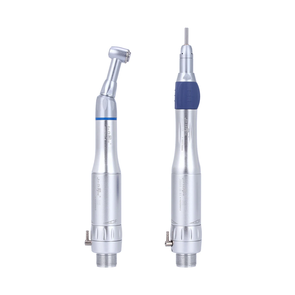 Dental Low Speed Handpiece Push Button Contra Angle Straight Nose Cone Latch Contra Angle E-type Air Motor 2/4 Holes