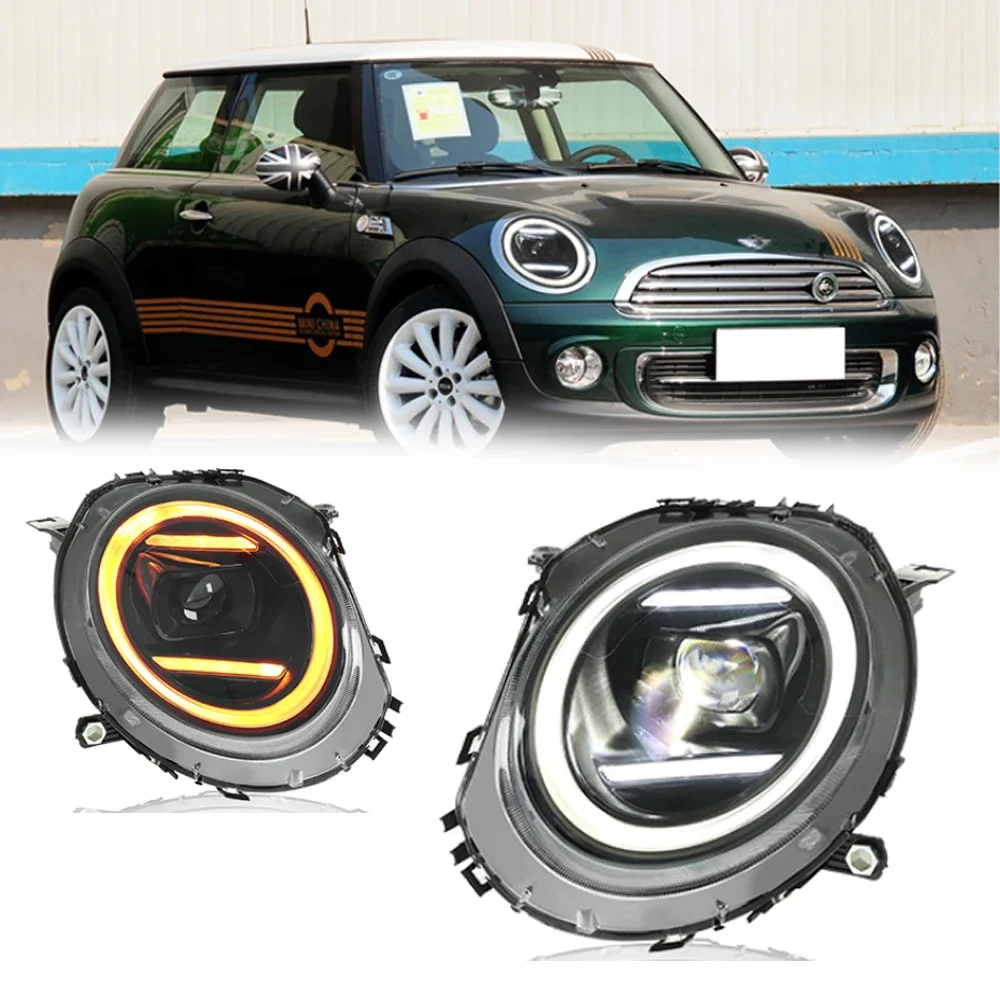 

Styling LED HeadLights For BMW MINI R55 R56 07-13 New Style Led DRL Car Head Lamp Assembly Signal Accessories Modified Lamp
