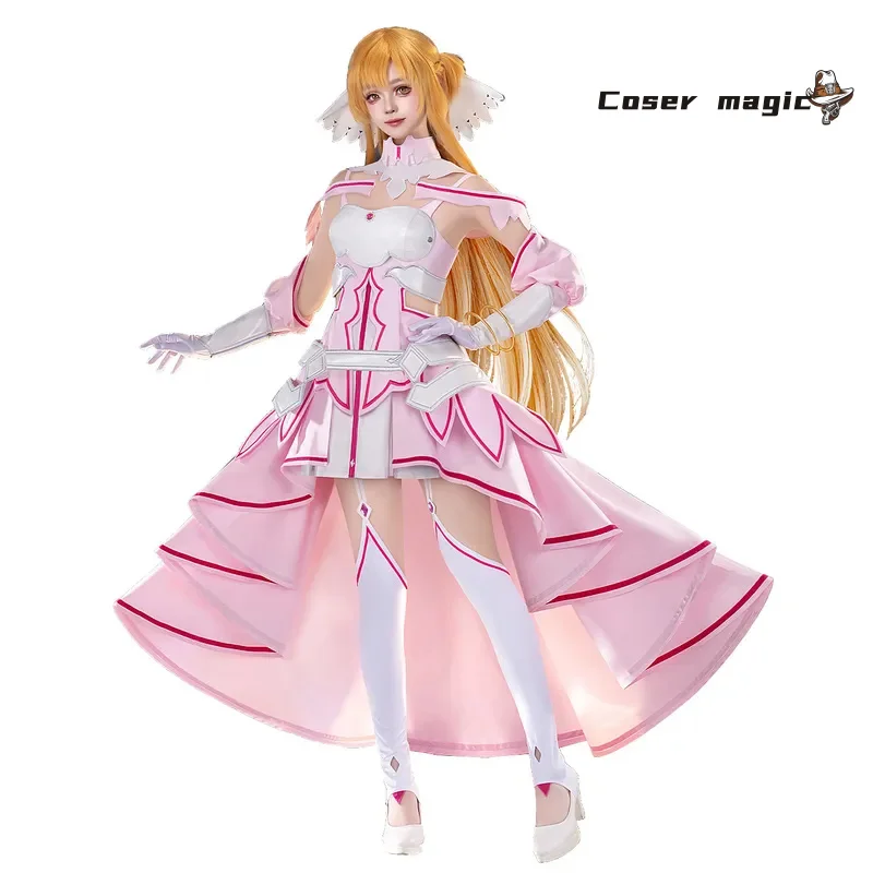 Anime Sword Art Online Yuuki Asuna Cosplay Costume Uniform Halloween Carnival Party Christmas Play Role Clothes Clothing view 6