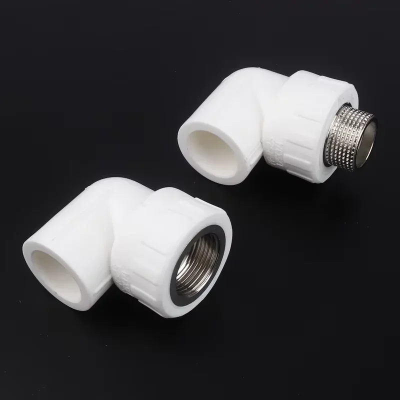 

PPR inner wire outer wire direct elbow household PPR hot and cold water pipe fittings hot melt joint
