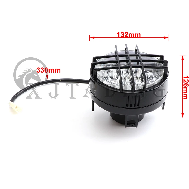 2Pcs Front Head Light Lamp Headlight Assembly For GY6 50cc-125cc Motorcycle Zuma Electrical motorbike Scooter Honda zoomer