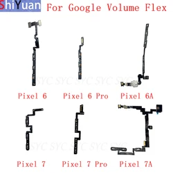 Power Volume Button Flex Cable For Google Pixel 6 Pro 6A Pixel 7 Pro 7A Side Button Flex Cable Replacement Parts