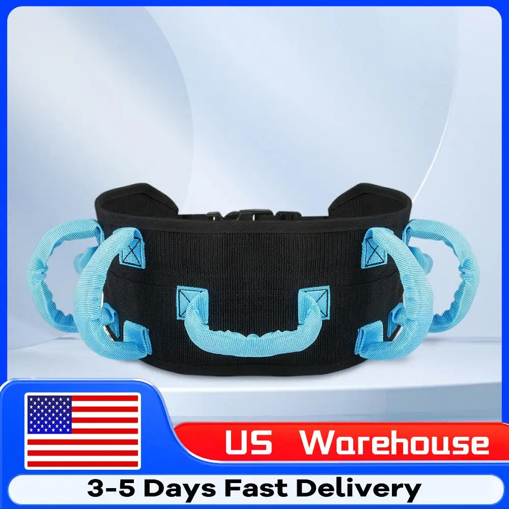 

Walking Gait Belt with Handles Metal Buckle Safety Gait Belt Rehabilitation Assistive Device for Nursing Safety Patient Assist