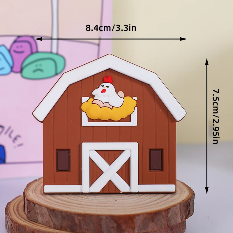 Bauernhoftier-Kuchenaufsatz, Kuh, Schwein, Bergrinder, Küken-Kuchendekorationen für Babyparty, Kinder, alles Gute zum 1. Geburtstag, Partyzubehör – Detail 39