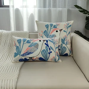 Pillow cover with decoration design for decoration, luxury pillow cover with embroidery for the sofa, 1pc 10 main sales luxury embroidered pillows - №5