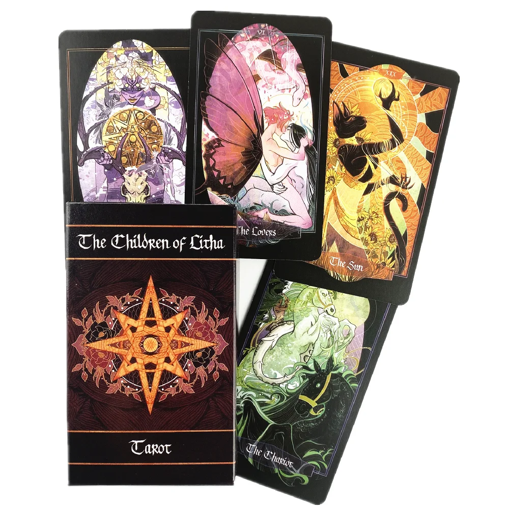 The Children Of Litha Tarot Cards Wisdom Expanded English Edition Visions Board Deck Playing For Party Game