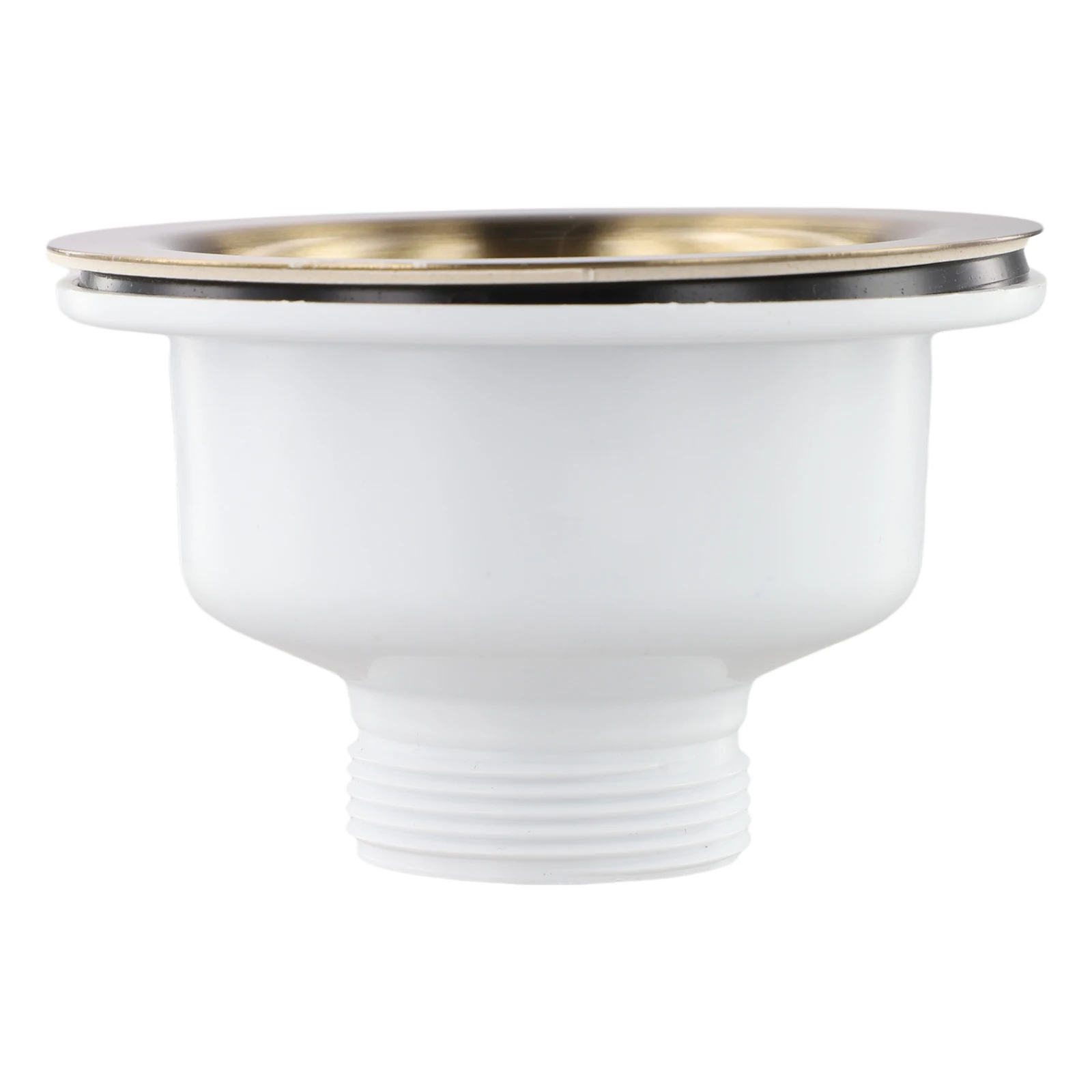 Efficient Drainage Waste Drainer PVD Copper Plating Easy Installation Kitchen Sink Basket Strainer Sturdy Construction