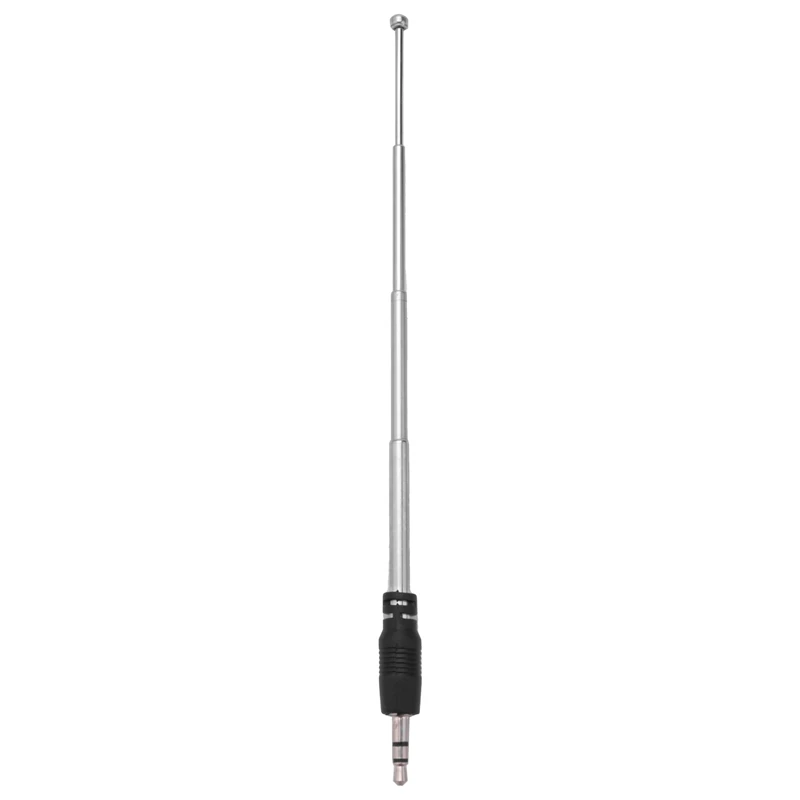 2X Radio Antenna 3.5Mm 4 Sections Telescopic FM Antenna Radio For Mobile Cell Phone Mp3 Mp4 Audio Equipment