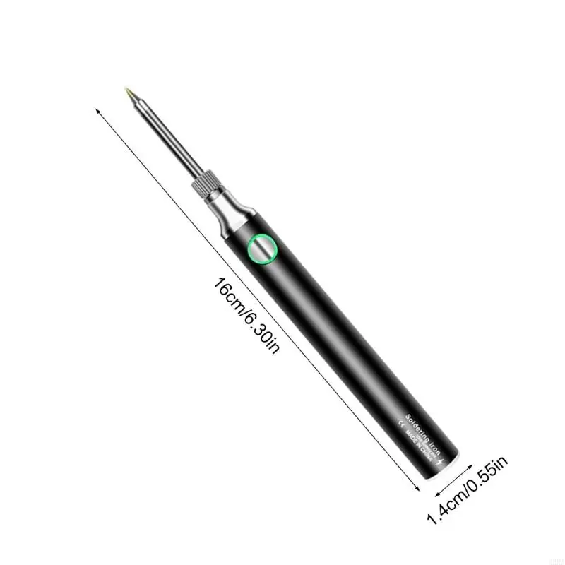Portable Soldering Iron Welding Fast Charging with LED Light for Home & DIY Use