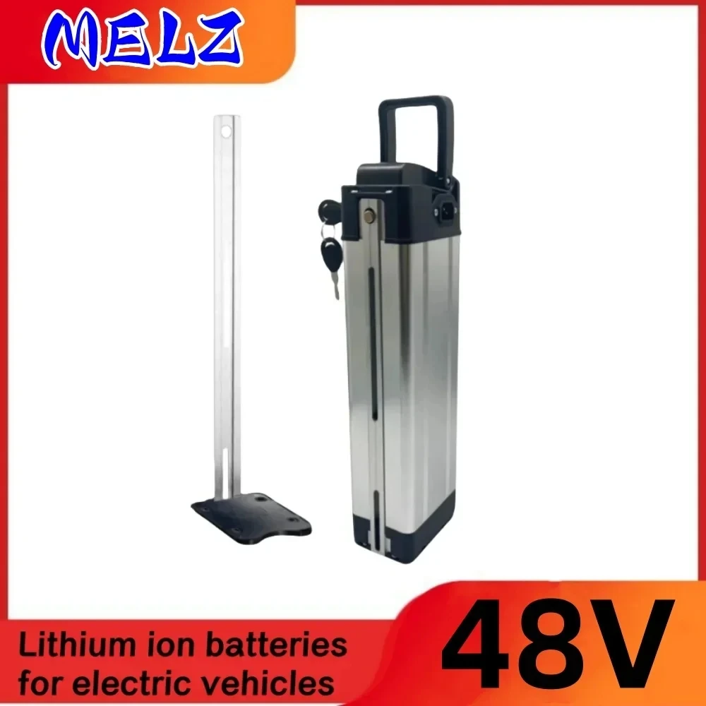 48V 20ah 25ah 30ah 35ah 40ah 50ah lithium battery aluminum case anti-theft lock suitable for silver fish 250-1000W free charging