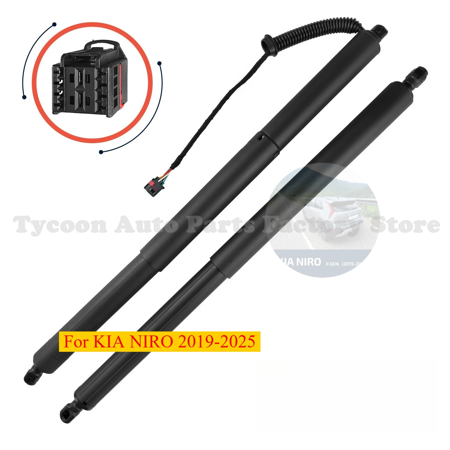 

Electric Tailgate Strut Actuators Set For KIA NIRO 2019-2025 Left Right 81830-AT100 81840-AT101