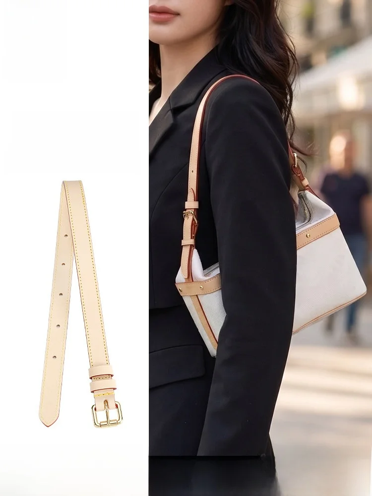 Leather Shoulder Strap Extension for Lunch Box Bag Cruiser Makeup Bag Single Shoulder Bag Modification Longened Accessory
