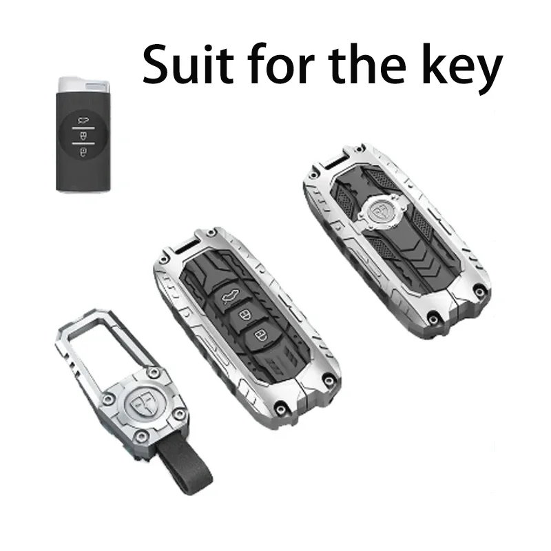 2024 Industrial Style For Chery Tiggo 7 pro 8 Pro Exeed Tiggo 2 3x Arrizo 5 Pro Gx 5x EQ7 2021 Car Key Case Cover Fob Keychain