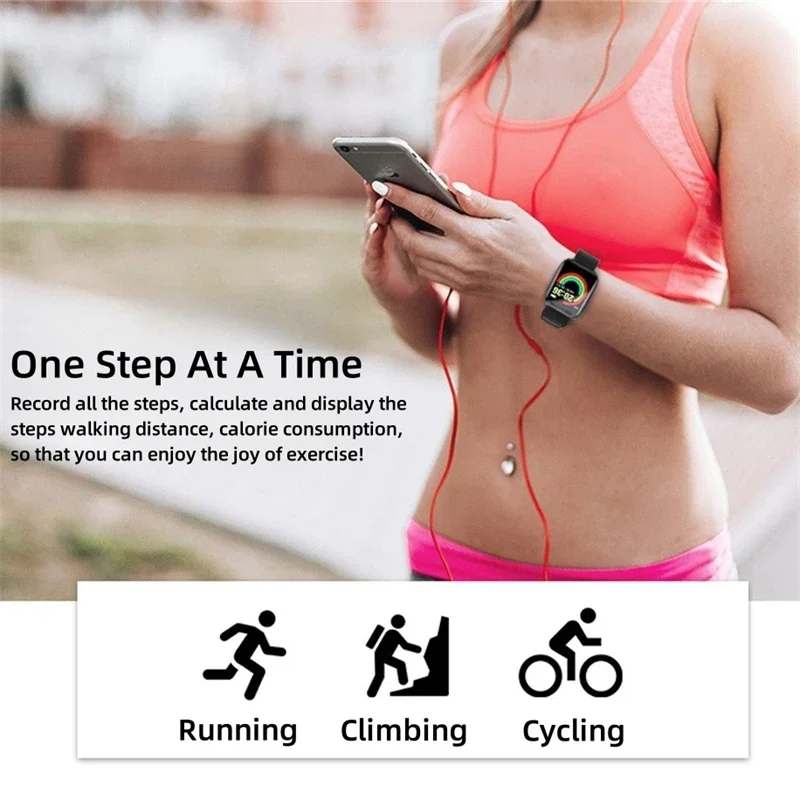 Smartwatch Men Sports Heart Rate Bluetooth Monitoring Information Smarthwhatch Push Weather Bracelet Synchronization Smart Watch