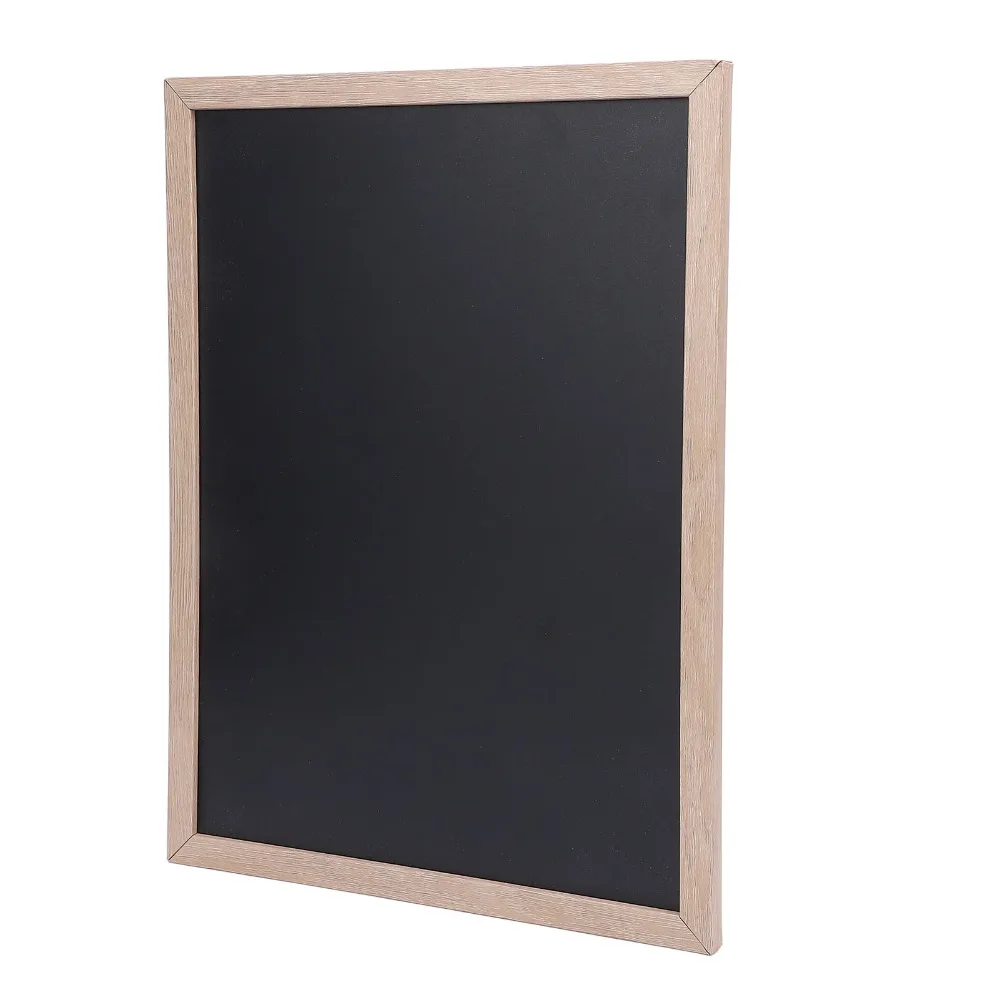 4pcs 7.87 X 11.8 Inches Hanging Chalkboard Sign Hanging Design Chalkboard Surface Wooden Menu Board Message Chalkboard