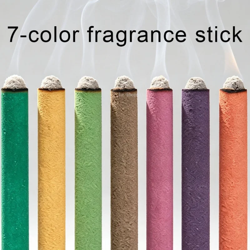27cm Bold Bamboo Incense Stick Jasmine Lavender Sandalwood Cherry Blossoms Household Study Remove Odors Purify Air Joss Stick