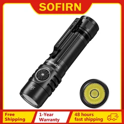 Sofirn SC29 Powerful Flashlight Rechargeable 3000 Lumens XHP50B EDC 21700 Torch Light Lantern IPX8 for Camping Fishing