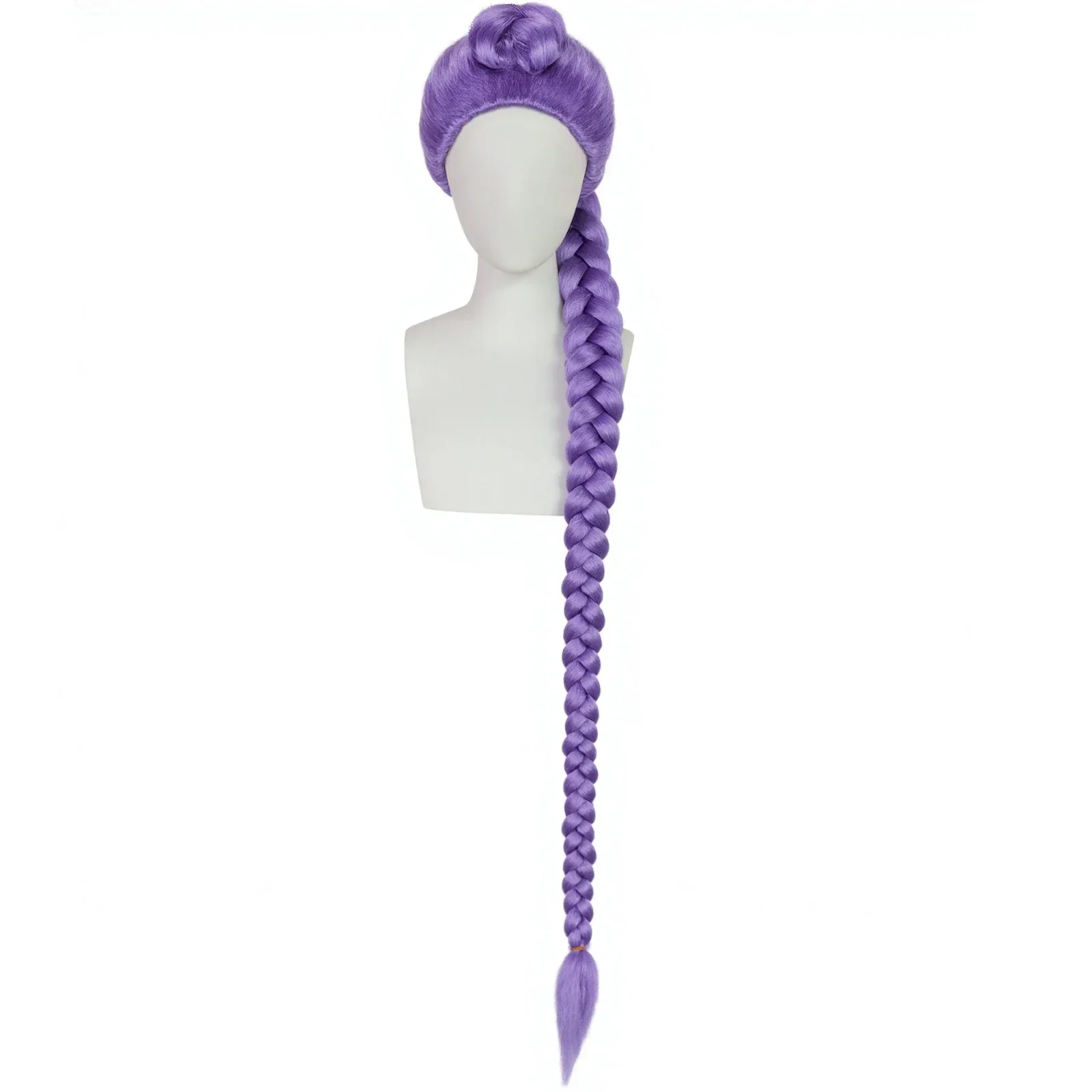 ﻿ 合成ウィッグ Kpop ガールグループ コスプレウィッグ ハロウィン 女性用 混合色 パープル 合成繊維ウィッグ 女性用