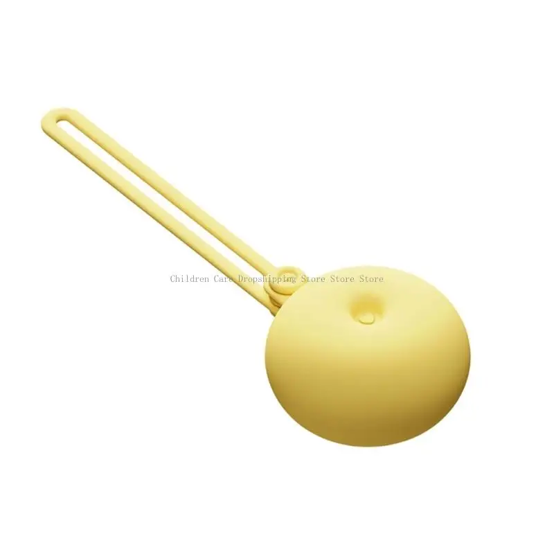 Silikonowy Uchwyt dziecięcy skrzynka do przechowywania od 0-36 miesięcy niemowlęta Łatwa uchwyt okrągły