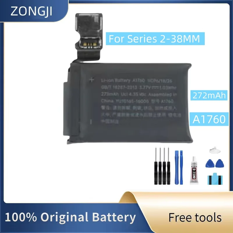 

New Battery A1760 A1761 Battery For IWatch Series 2 38mm 42MM Bateries IWatch 2 42mm 38mm Batteria +Free Tools