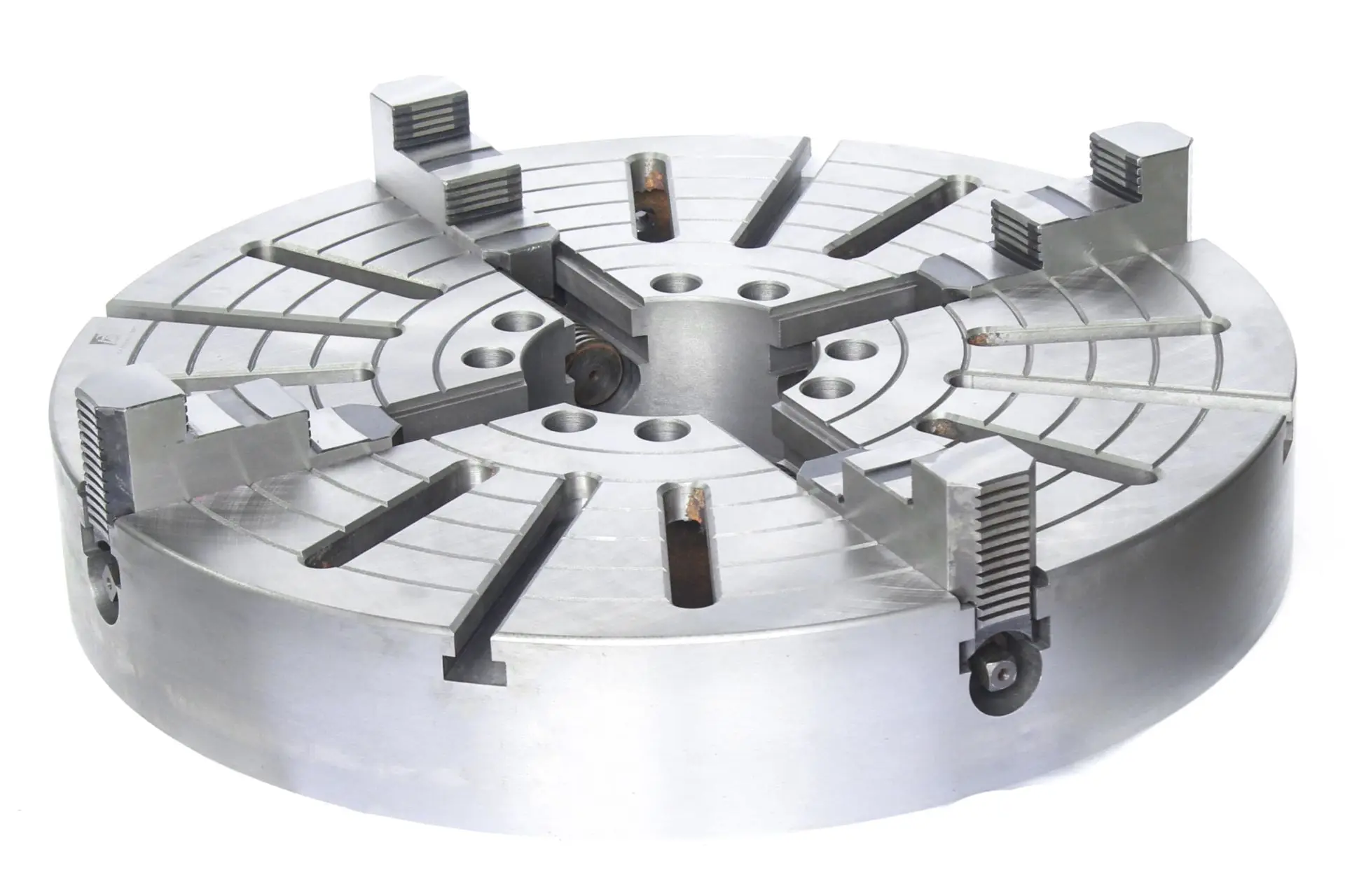 315mm to 600mm Dopt Short Cylindrical Center Mounting Hard Jaw Manual 4-JAW Independent Chuck Lathe Machine for Metal