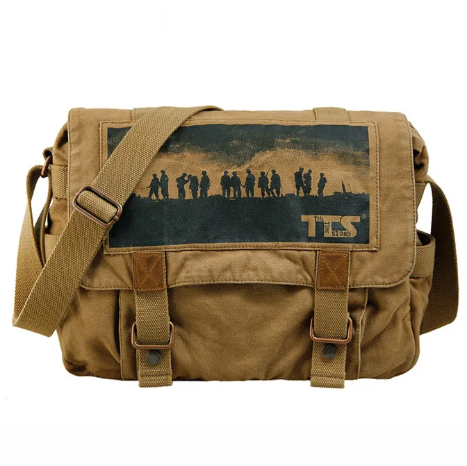 Casual Canvas Men Messenger Bags The Time Story Big Satchel Shoulder Bags Male 15.6 inch Laptop Briefcase Travel School bag