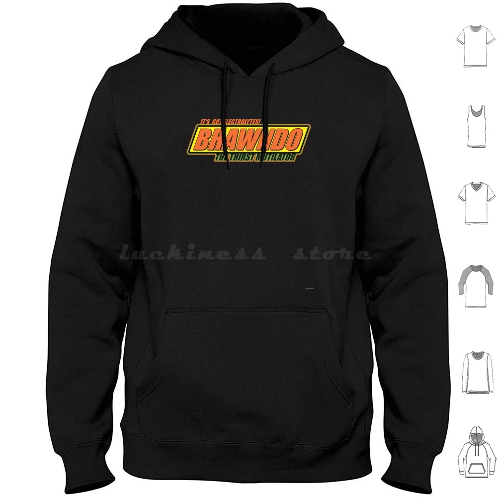 Brawndo-The Thirst Mutilator Hoodies Long Sleeve Dustbrain Dustbrain Design Brawndo Funny Humor Classic Movies Comedy