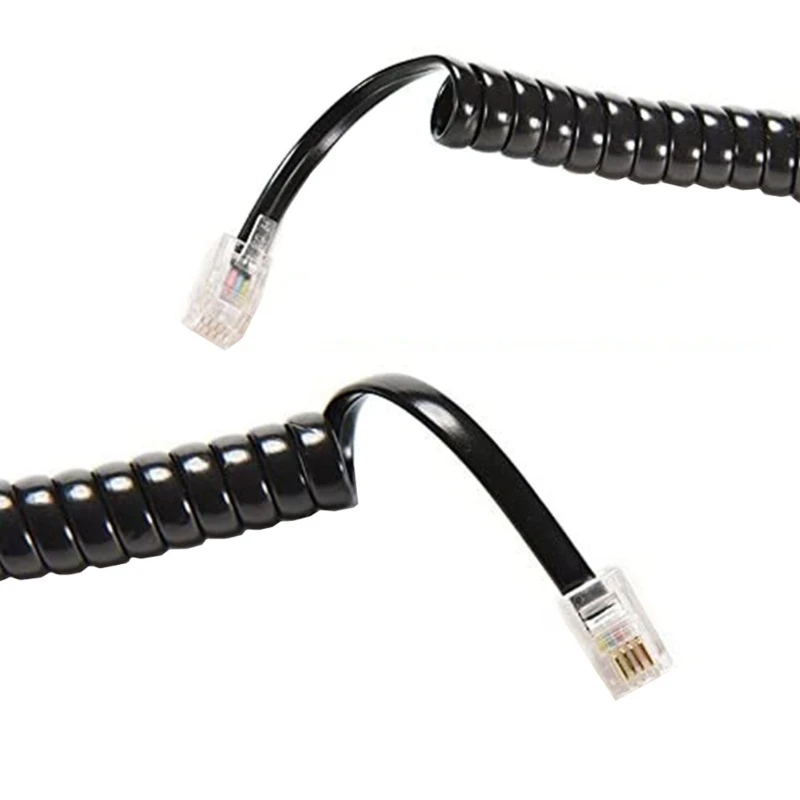 1PC/1ชุดสายโทรศัพท์ชุดสายสำหรับกักเก็บและหูโทรศัพท์สาย RJ9สำหรับโทรศัพท์พื้นฐาน