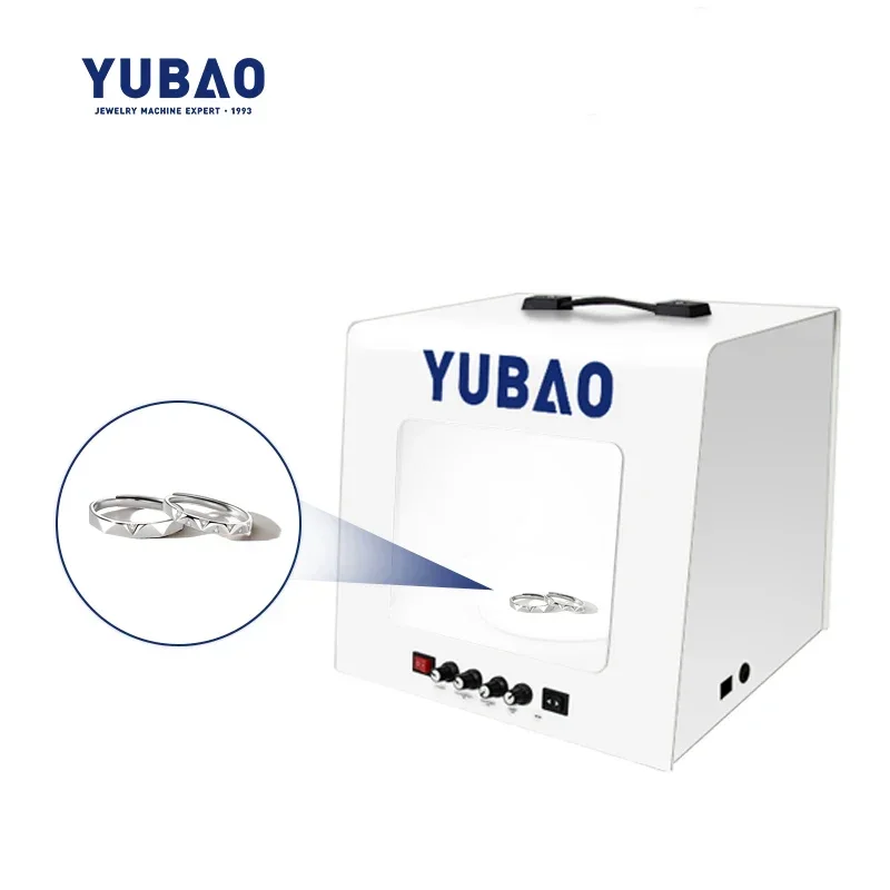 

2026 Small Shadowless Light Box Portable Photo Fill Light Portable Jewelry Gem Photography Led Light Box