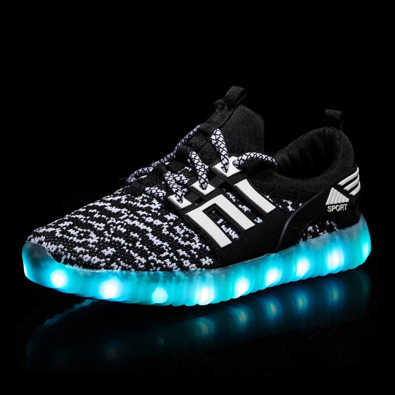 

Kids Led Light Up Shoes Led For Kids Hook&loop Best Gift Usb Charging Glowing Girls Shoes Child Luminous Sneaker Toddler